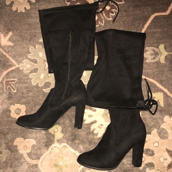 Cape Robbin Shoes - Black OTK boots